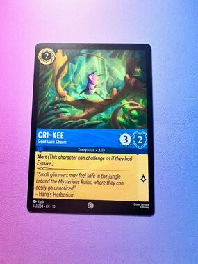 cri-kee [mulan] - 142/204 (common) — lorcana: whispers in the well